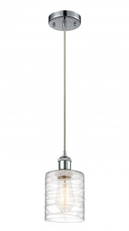 Cobbleskill - 1 Light - 5 inch - Polished Chrome - Cord hung - Mini Pendant (3442|516-1P-PC-G1113-LED)