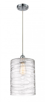 Cobbleskill - 1 Light - 9 inch - Polished Chrome - Cord hung - Mini Pendant (3442|516-1P-PC-G1113-L-LED)