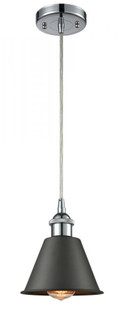 Smithfield - 1 Light - 7 inch - Polished Chrome - Cord hung - Mini Pendant (3442|516-1P-PC-M8-OB-LED)