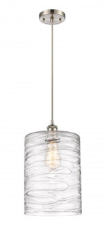Cobbleskill - 1 Light - 9 inch - Brushed Satin Nickel - Cord hung - Mini Pendant (3442|516-1P-SN-G1113-L)