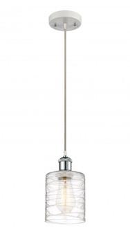 Cobbleskill - 1 Light - 5 inch - White Polished Chrome - Cord hung - Mini Pendant (3442|516-1P-WPC-G1113-LED)