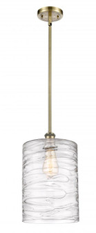 Cobbleskill - 1 Light - 9 inch - Antique Brass - Mini Pendant (3442|516-1S-AB-G1113-L-LED)