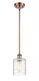 Cobbleskill - 1 Light - 5 inch - Antique Copper - Mini Pendant (3442|516-1S-AC-G1113-LED)