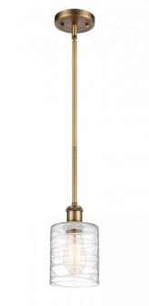 Cobbleskill - 1 Light - 5 inch - Brushed Brass - Mini Pendant (3442|516-1S-BB-G1113-LED)