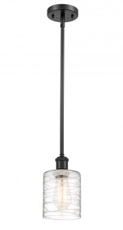 Cobbleskill - 1 Light - 5 inch - Matte Black - Mini Pendant (3442|516-1S-BK-G1113)