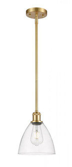 Bristol - 1 Light - 8 inch - Satin Gold - Mini Pendant (3442|516-1S-SG-GBD-752-LED)