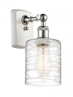 Cobbleskill - 1 Light - 5 inch - White Polished Chrome - Sconce (3442|516-1W-WPC-G1113-LED)