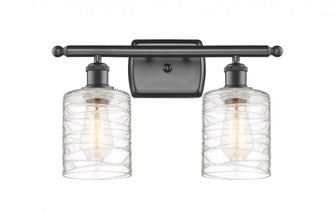 Cobbleskill - 2 Light - 15 inch - Oil Rubbed Bronze - Bath Vanity Light (3442|516-2W-OB-G1113)