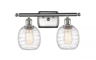 Cobbleskill - 2 Light - 15 inch - Brushed Satin Nickel - Bath Vanity Light (3442|516-2W-SN-G1113)