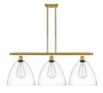 Bristol - 3 Light - 39 inch - Satin Gold - Stem hung - Island Light (3442|516-3I-SG-GBD-122)