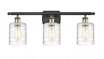 Cobbleskill - 3 Light - 25 inch - Black Antique Brass - Bath Vanity Light (3442|516-3W-BAB-G1113)