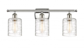 Cobbleskill - 3 Light - 25 inch - Polished Nickel - Bath Vanity Light (3442|516-3W-PN-G1113)