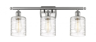 Cobbleskill - 3 Light - 25 inch - Brushed Satin Nickel - Bath Vanity Light (3442|516-3W-SN-G1113)