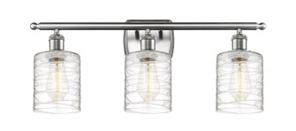 Cobbleskill - 3 Light - 25 inch - Brushed Satin Nickel - Bath Vanity Light (3442|516-3W-SN-G1113-LED)