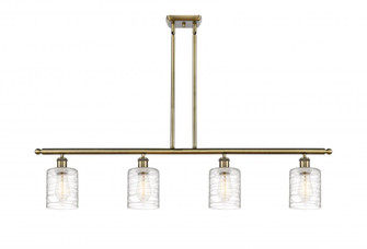 Cobbleskill - 4 Light - 48 inch - Antique Brass - Stem hung - Island Light (3442|516-4I-AB-G1113)