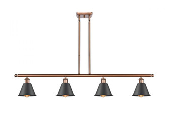 Smithfield - 4 Light - 48 inch - Antique Copper - Stem hung - Island Light (3442|516-4I-AC-M8-BK)