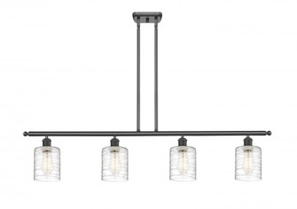 Cobbleskill - 4 Light - 48 inch - Oil Rubbed Bronze - Stem hung - Island Light (3442|516-4I-OB-G1113-LED)