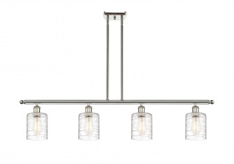 Cobbleskill - 4 Light - 48 inch - Polished Nickel - Stem hung - Island Light (3442|516-4I-PN-G1113-LED)