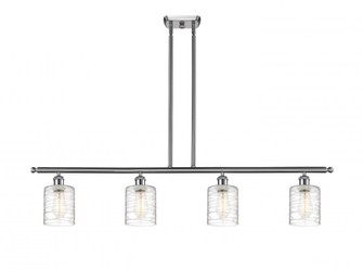 Cobbleskill - 4 Light - 48 inch - Brushed Satin Nickel - Stem hung - Island Light (3442|516-4I-SN-G1113)