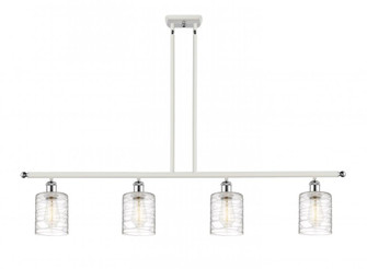 Cobbleskill - 4 Light - 48 inch - White Polished Chrome - Stem hung - Island Light (3442|516-4I-WPC-G1113-LED)
