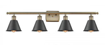 Smithfield - 4 Light - 37 inch - Antique Brass - Bath Vanity Light (3442|516-4W-AB-M8-BK)