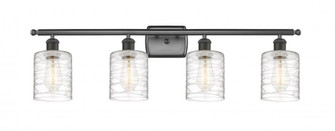 Cobbleskill - 4 Light - 35 inch - Oil Rubbed Bronze - Bath Vanity Light (3442|516-4W-OB-G1113)