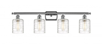 Cobbleskill - 4 Light - 35 inch - Polished Chrome - Bath Vanity Light (3442|516-4W-PC-G1113)