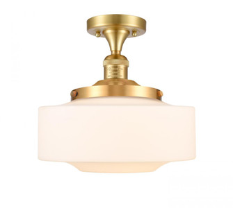 Bridgeton - 1 Light - 12 inch - Satin Gold - Semi-Flush Mount (3442|517-1CH-SG-G691-12)