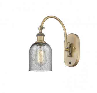 Caledonia - 1 Light - 5 inch - Brushed Brass - Adjustable Swing Arm (3442|518-1W-BB-G257-LED)