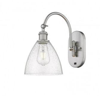 Bristol - 1 Light - 8 inch - Brushed Satin Nickel - Adjustable Swing Arm (3442|518-1W-SN-GBD-754-LED)