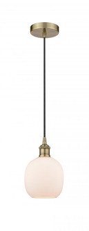 Belfast - 1 Light - 6 inch - Antique Brass - Cord hung - Mini Pendant (3442|616-1P-AB-G101)