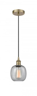 Belfast - 1 Light - 6 inch - Antique Brass - Cord hung - Mini Pendant (3442|616-1P-AB-G104)