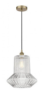 Springwater - 1 Light - 12 inch - Antique Brass - Cord hung - Mini Pendant (3442|616-1P-AB-G212)