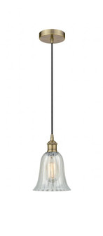 Hanover - 1 Light - 6 inch - Antique Brass - Cord hung - Mini Pendant (3442|616-1P-AB-G2811)