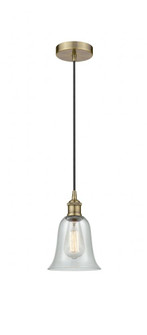 Hanover - 1 Light - 6 inch - Antique Brass - Cord hung - Mini Pendant (3442|616-1P-AB-G2812)