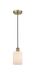 Hadley - 1 Light - 5 inch - Antique Brass - Cord hung - Mini Pendant (3442|616-1P-AB-G341-LED)