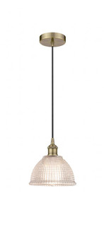 Arietta - 1 Light - 8 inch - Antique Brass - Cord hung - Mini Pendant (3442|616-1P-AB-G422-LED)