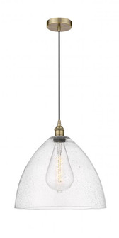 Bristol - 1 Light - 16 inch - Antique Brass - Cord hung - Pendant (3442|616-1P-AB-GBD-164)