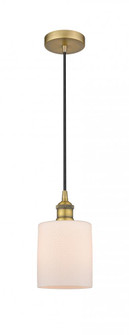 Cobbleskill - 1 Light - 5 inch - Brushed Brass - Cord hung - Mini Pendant (3442|616-1P-BB-G111-LED)