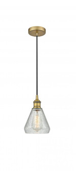 Conesus - 1 Light - 6 inch - Brushed Brass - Cord hung - Mini Pendant (3442|616-1P-BB-G275)