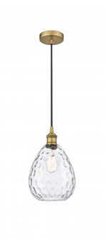 Waverly - 1 Light - 8 inch - Brushed Brass - Cord hung - Mini Pendant (3442|616-1P-BB-G372-LED)