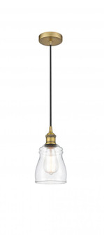 Ellery - 1 Light - 5 inch - Brushed Brass - Cord hung - Mini Pendant (3442|616-1P-BB-G392)