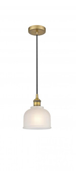 Dayton - 1 Light - 6 inch - Brushed Brass - Cord hung - Mini Pendant (3442|616-1P-BB-G411-LED)