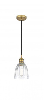 Brookfield - 1 Light - 6 inch - Brushed Brass - Cord hung - Mini Pendant (3442|616-1P-BB-G442)