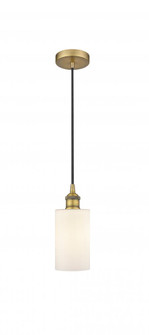 Clymer - 1 Light - 4 inch - Brushed Brass - Cord hung - Mini Pendant (3442|616-1P-BB-G801)