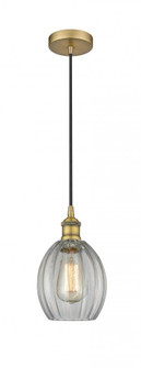 Eaton - 1 Light - 6 inch - Brushed Brass - Cord hung - Mini Pendant (3442|616-1P-BB-G82)