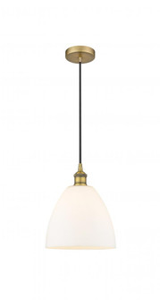 Bristol - 1 Light - 9 inch - Brushed Brass - Cord hung - Mini Pendant (3442|616-1P-BB-GBD-91)