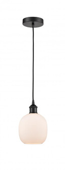 Belfast - 1 Light - 6 inch - Matte Black - Cord hung - Mini Pendant (3442|616-1P-BK-G101)