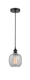 Belfast - 1 Light - 6 inch - Matte Black - Cord hung - Mini Pendant (3442|616-1P-BK-G105)