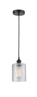 Cobbleskill - 1 Light - 5 inch - Matte Black - Cord hung - Mini Pendant (3442|616-1P-BK-G112-LED)